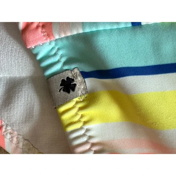 Lucky Brand Girls Striped Bikini Set Blue Tint Multi UPF 50+ Size XL 16 NWT - Picture 11 of 11